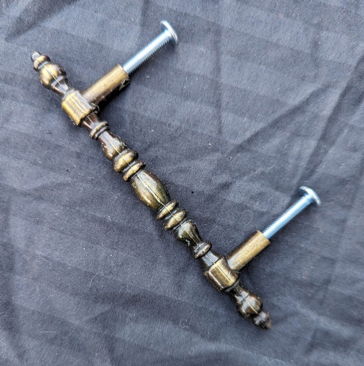 40 available Vintage New Old Stock Amerock Allison Franciscan Antique Brass Bar Drawer Pull Cabinet Door Handle Made in Japan