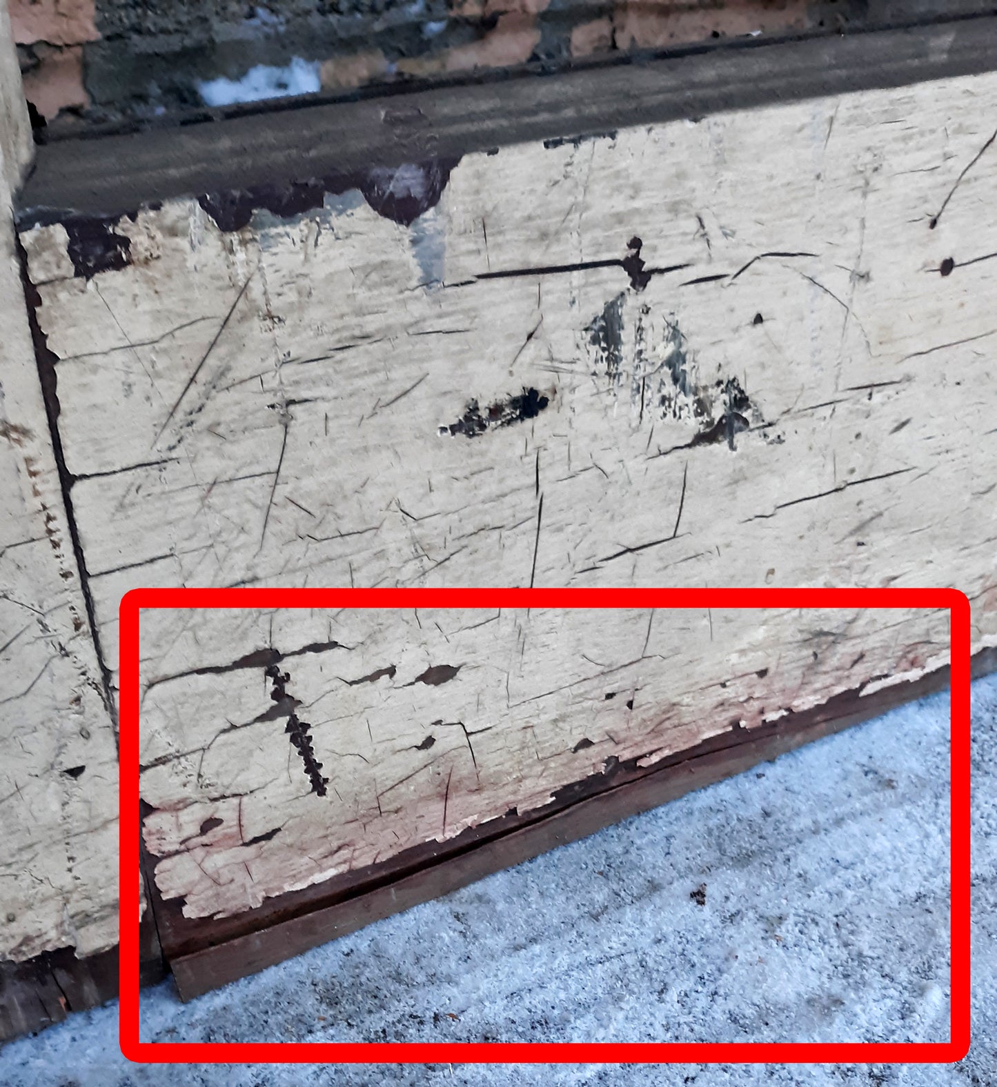 24"x80"x1.75" Antique Vintage Old Reclaimed Salvaged SOLID Wood Wooden Entry Door Window NO GLASS