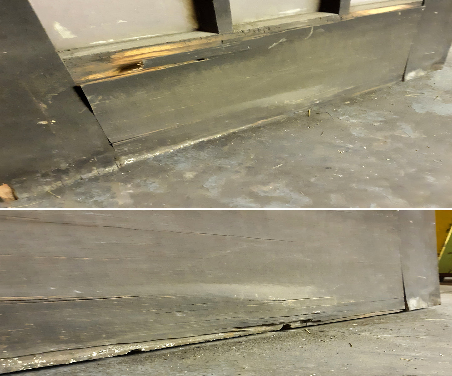 29"x83.5"x1.75" Antique Vintage Old Reclaimed Salvaged Wood Wooden Interior French Door Window Glass