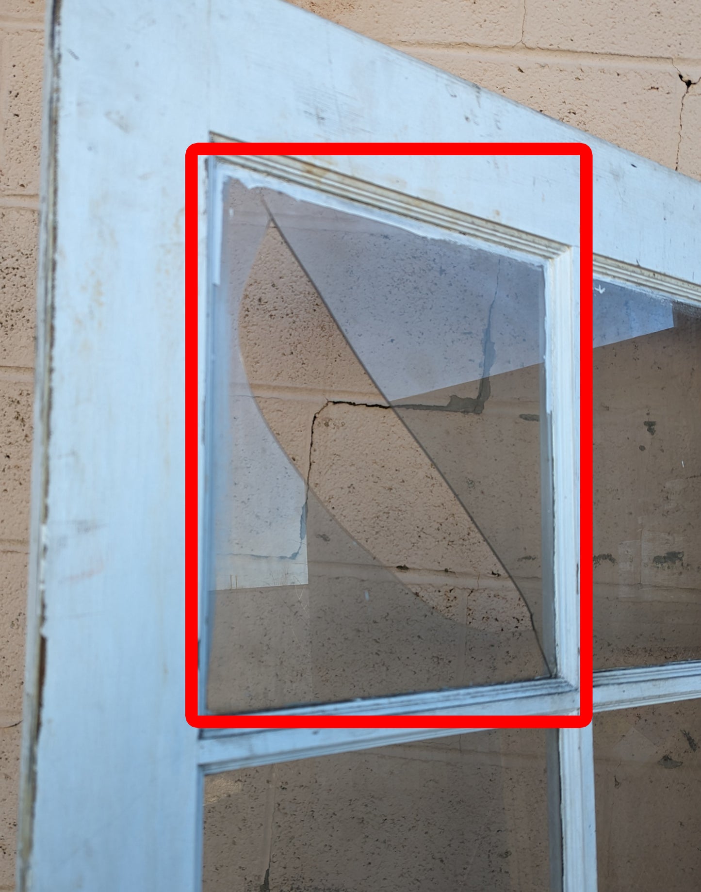 35.5"x84" Antique Vintage Old Reclaimed Salvaged SOLID Wood Wooden Exterior Entry Door Window Wavy Glass