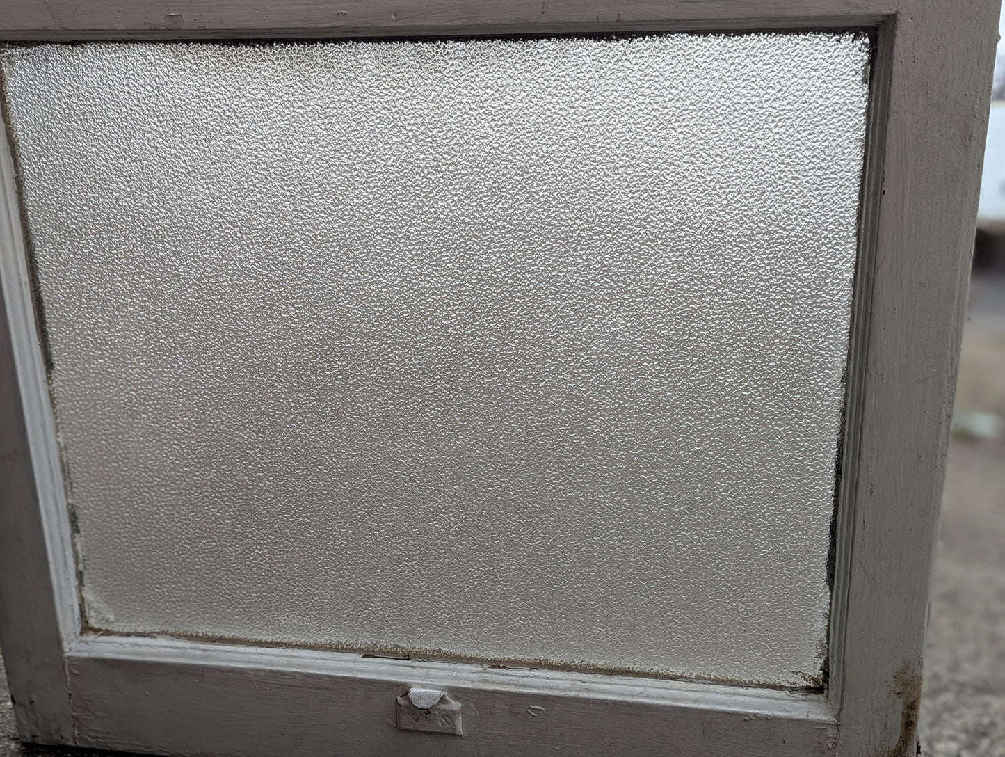 24"x20" Antique Vintage Old Reclaimed Salvaged Double Hung Wood Wooden Sash Window Glass Lite Pane