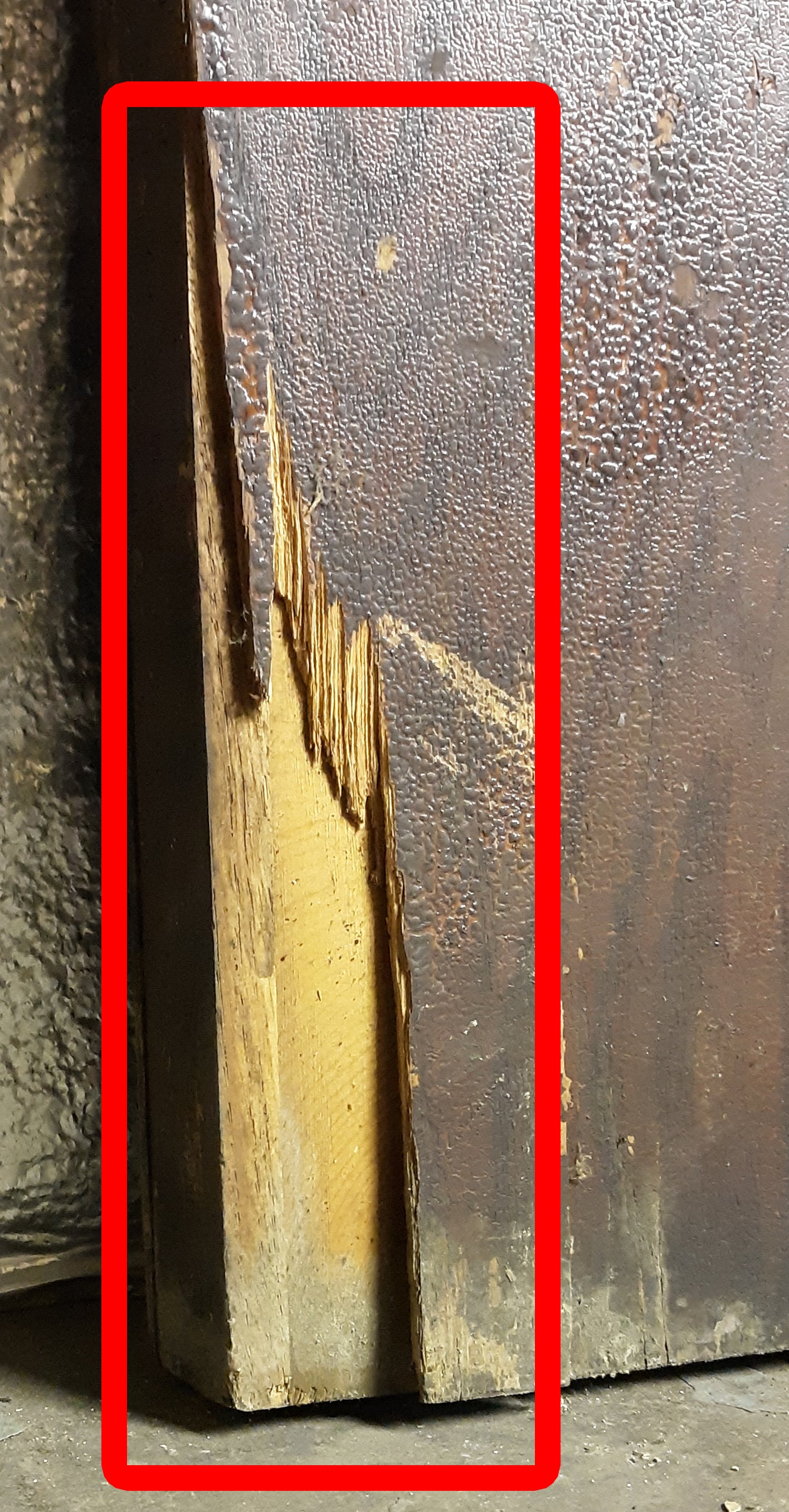 32"x79.5"x1.75" Antique Vintage Old Reclaimed Salvaged Wood Wooden Exterior French Door Window Glass