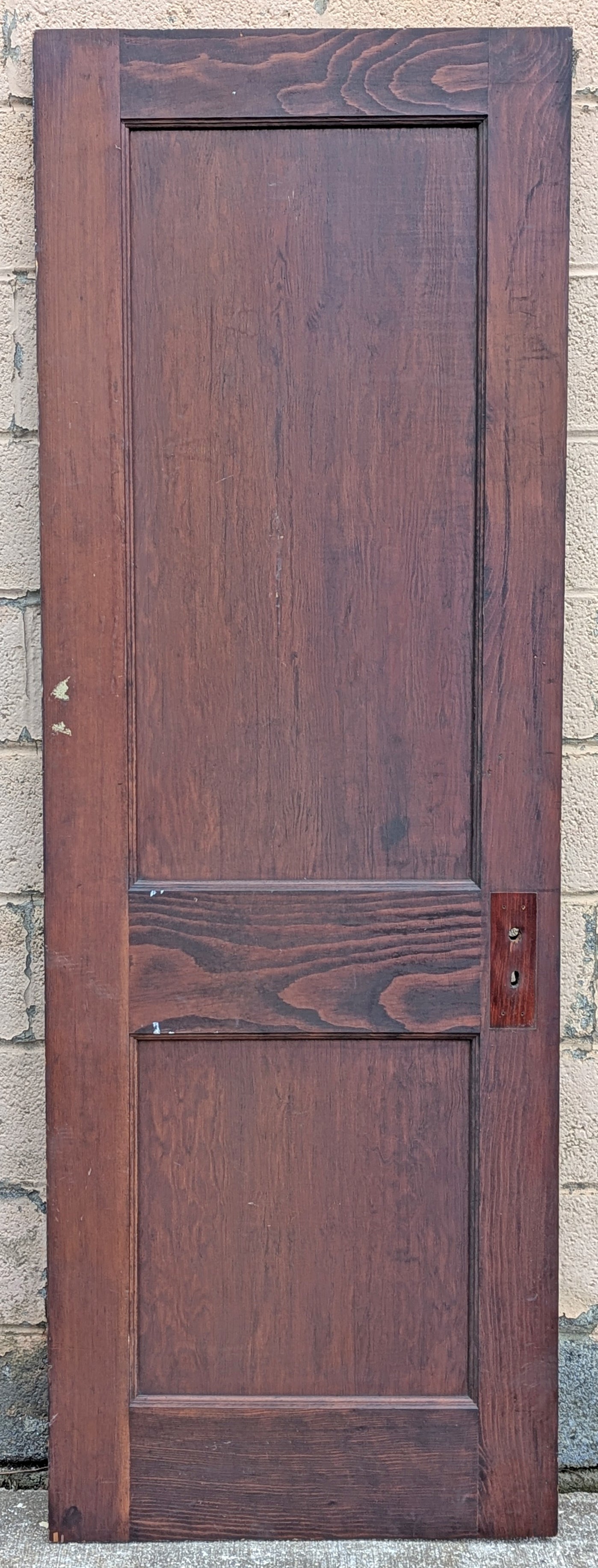 28"x79" Antique Vintage Old Reclaimed Salvaged SOLID Wood Wooden Interior Closet Pantry Door 2 Panels