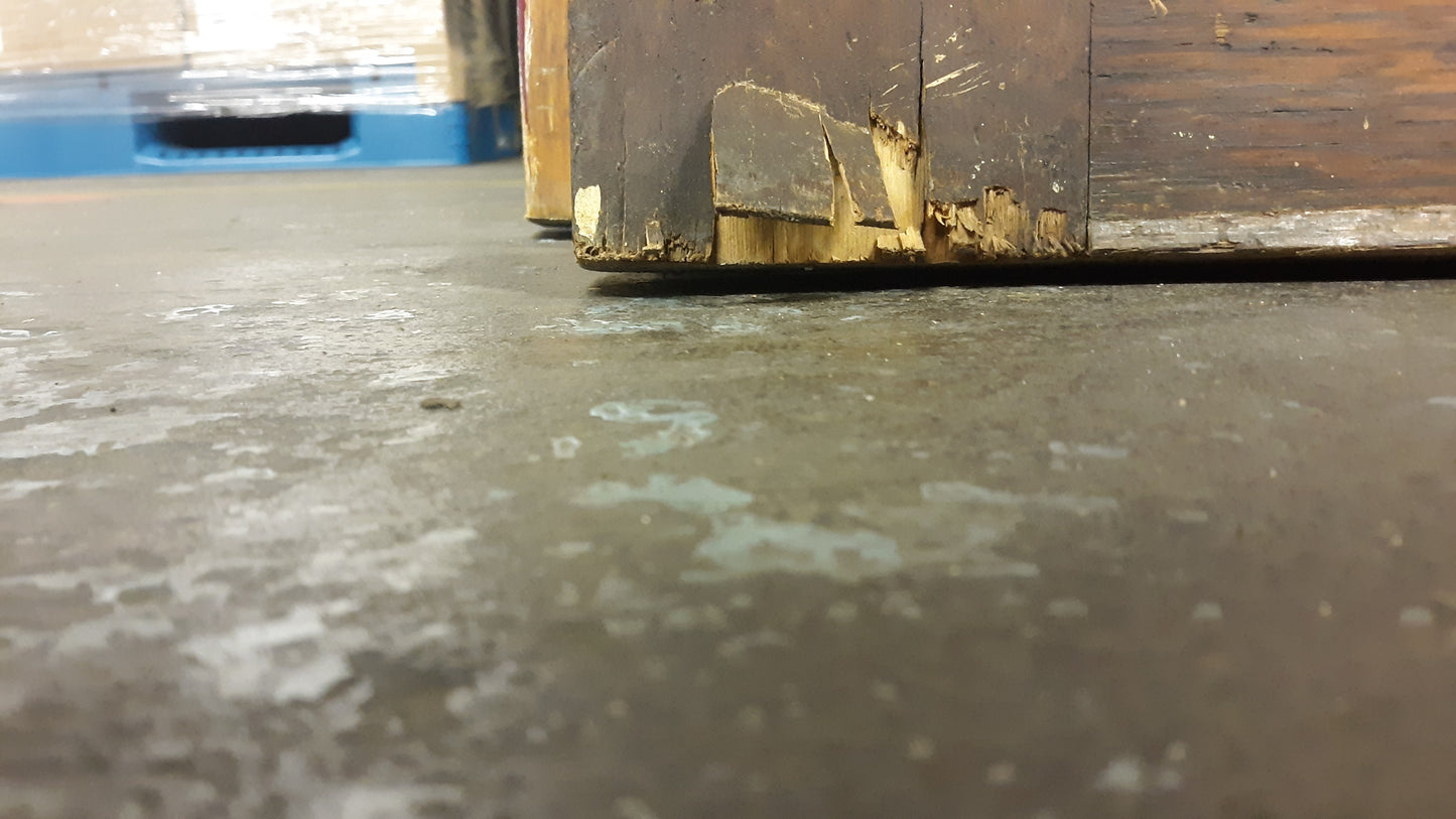 30"x83"x1.75" Antique Vintage Old Reclaimed Salvaged Wood Wooden Exterior French Door Window Glass