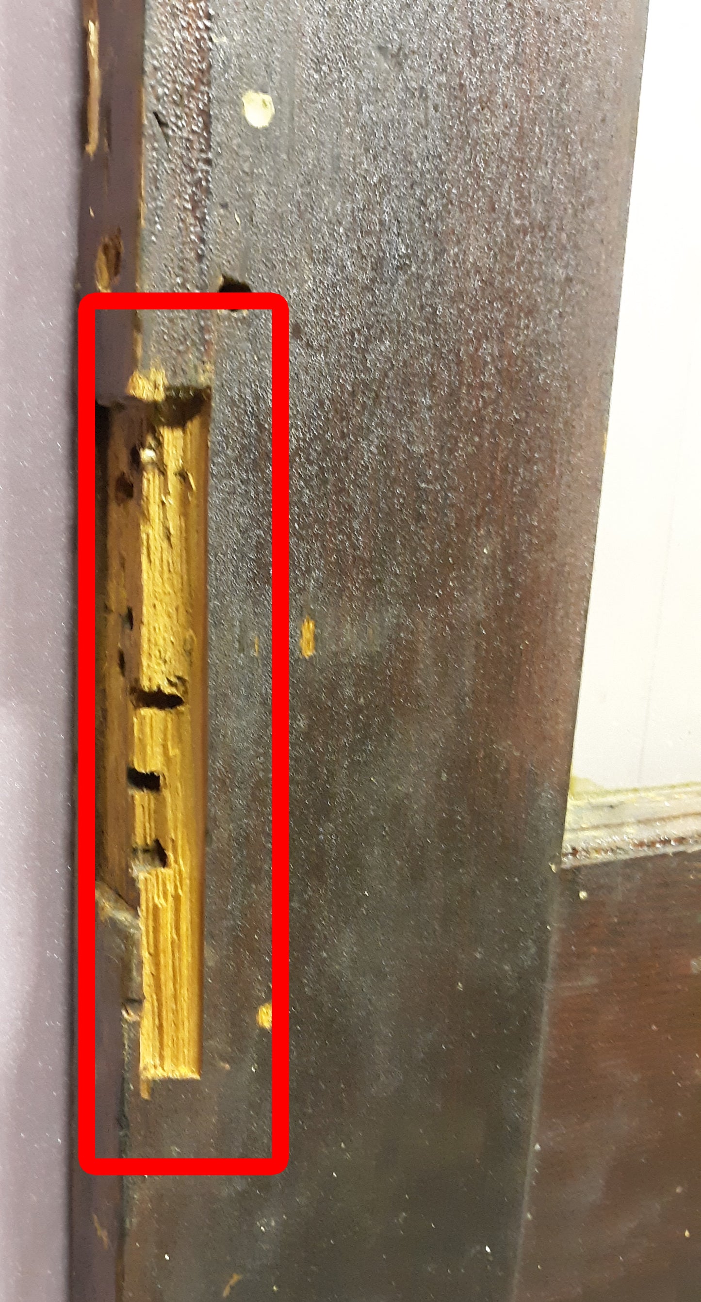 30"x80"x1.75" Antique Vintage Wooden Exterior French Door Window Beveled Glass