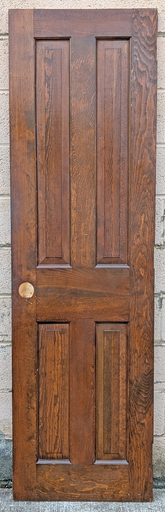 3 available 23.5"x79" Vintage Antique Old Reclaimed Salvaged Victorian SOLID Wood Wooden Interior Door 4 Panels