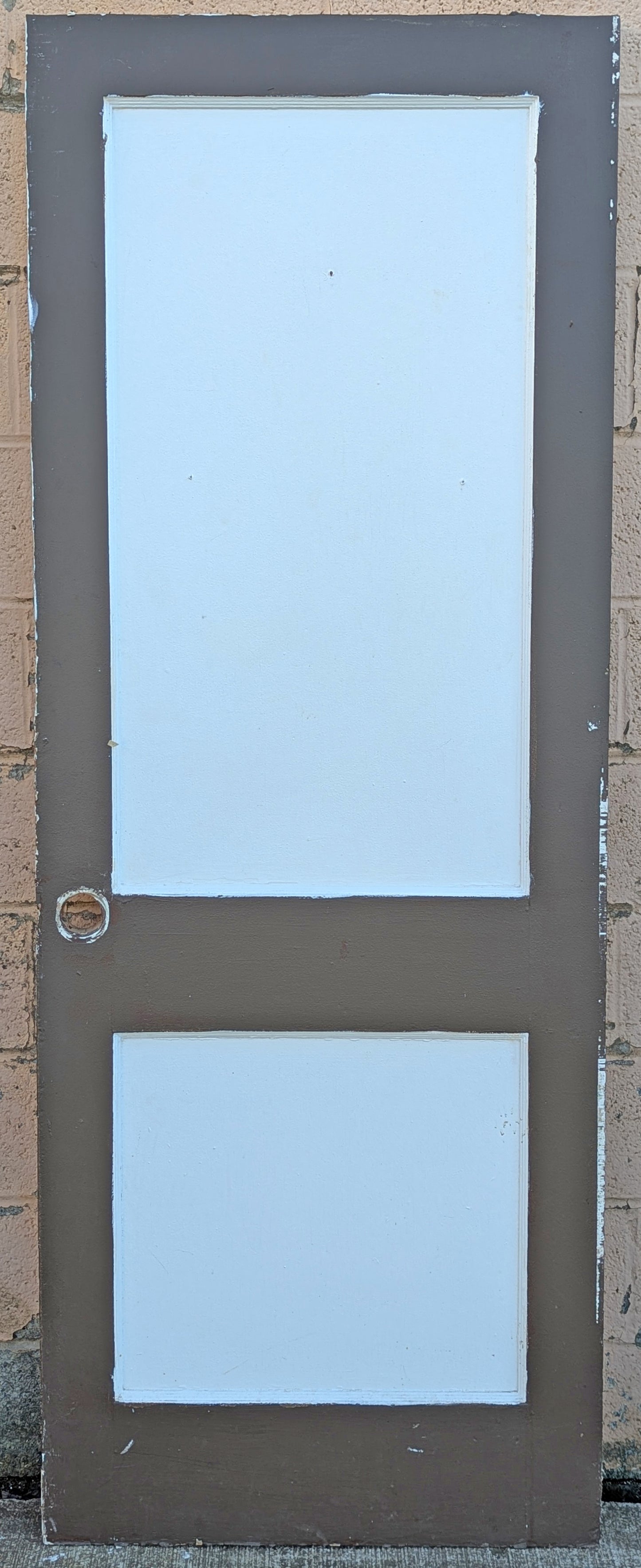5 available 30"x79" Antique Vintage Old Reclaimed Salvaged SOLID Wood Wooden Bathroom Pantry Closet Interior Door 2 Flat Panels