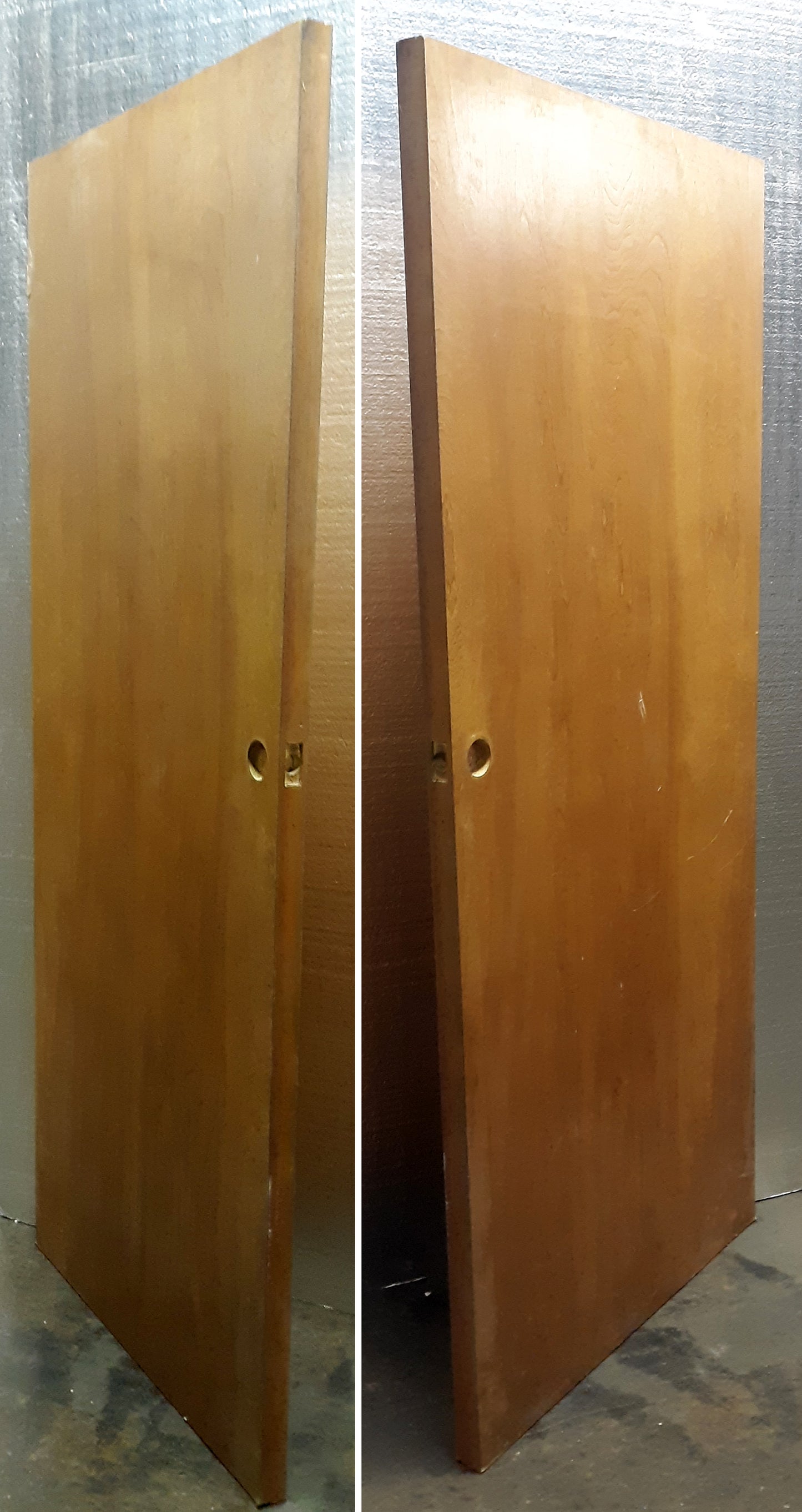 36"x80"x1.75" Vintage Antique Old Reclaimed Salvaged MCM SOLID Wood Wooden Flat Door Table Desk Top