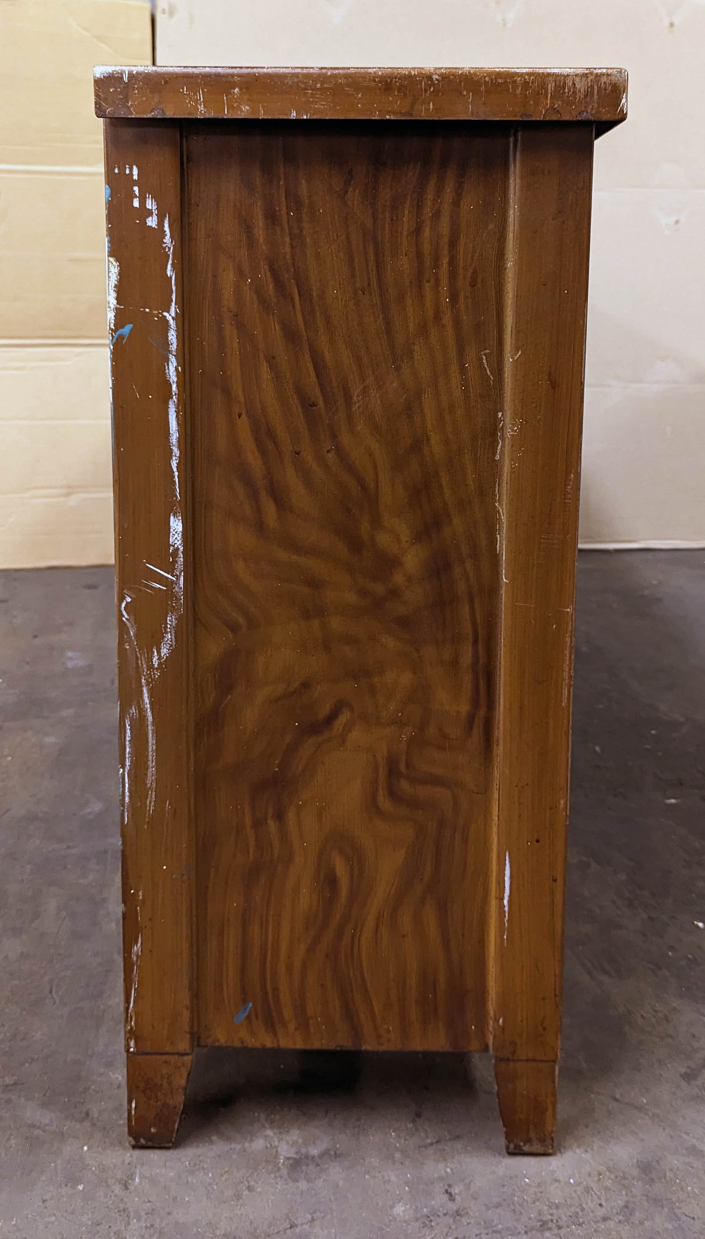 57"Wx25"H Antique Vintage Old "Quaker City" Salvaged Reclaimed Art Deco Style Steel Metal Radiator Heater Cover Case Cabinet Box Humidifier