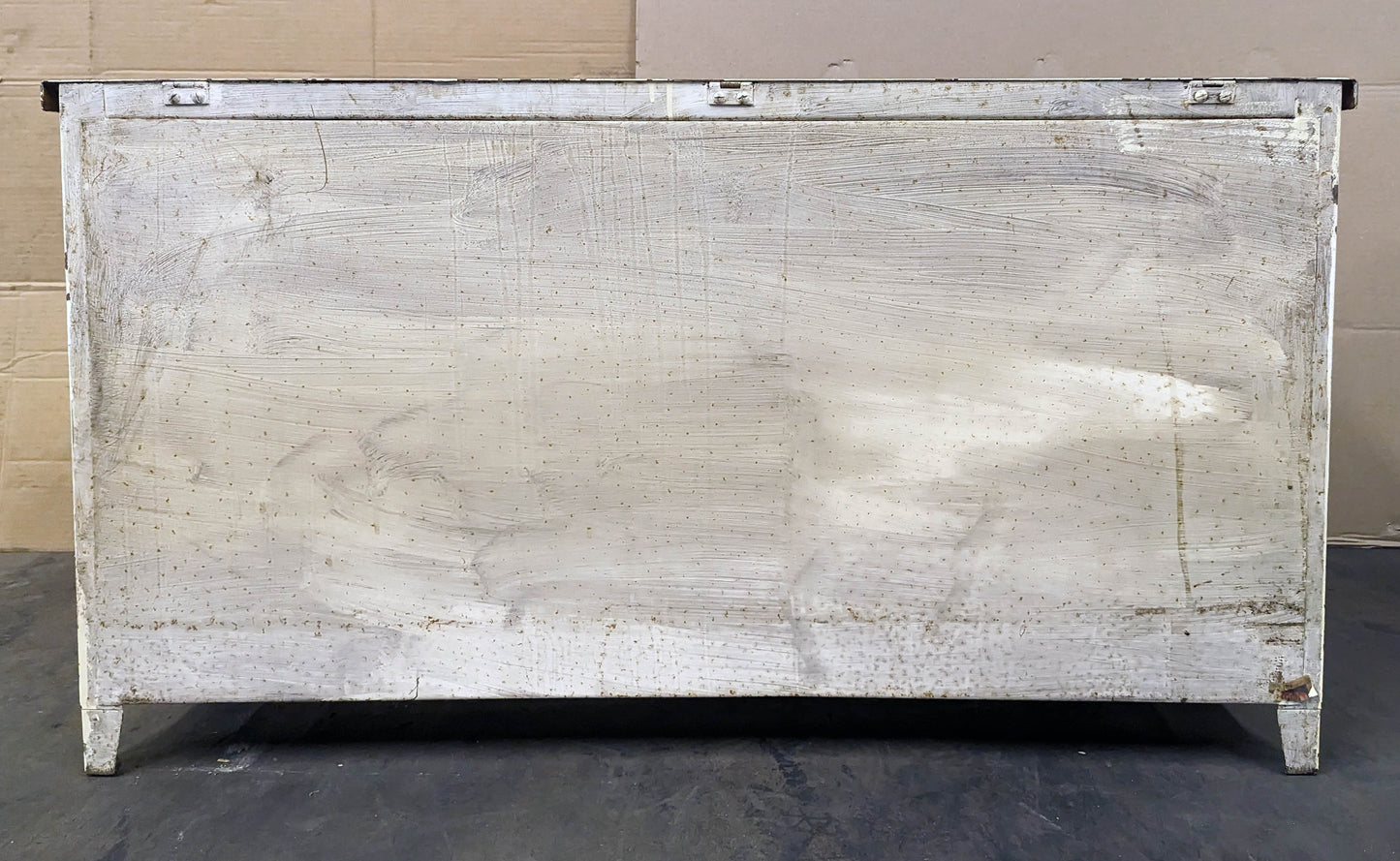 45"Wx25"H Antique Vintage Old "Quaker City" Salvaged Reclaimed Art Deco Style Steel Metal Radiator Heater Cover Case Cabinet Box Humidifier
