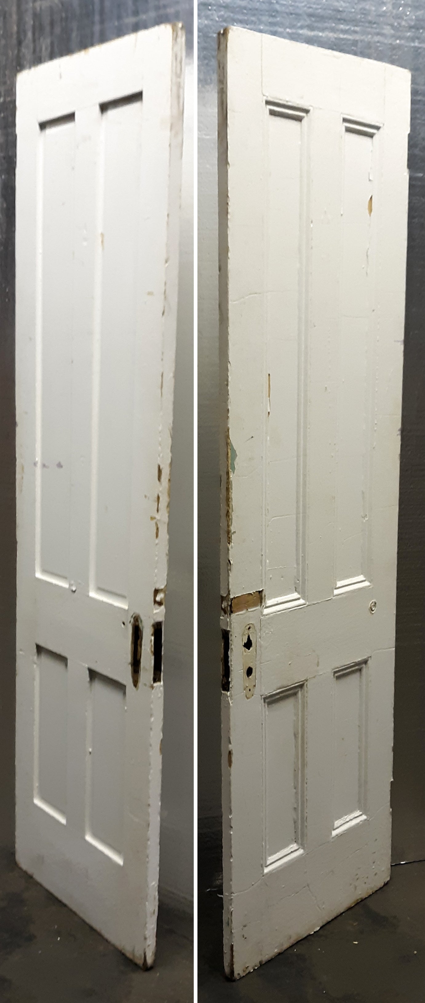 24"x80" Antique Vintage Old Reclaimed Salvaged Victorian Wood Wooden Interior Closet Pantry Door