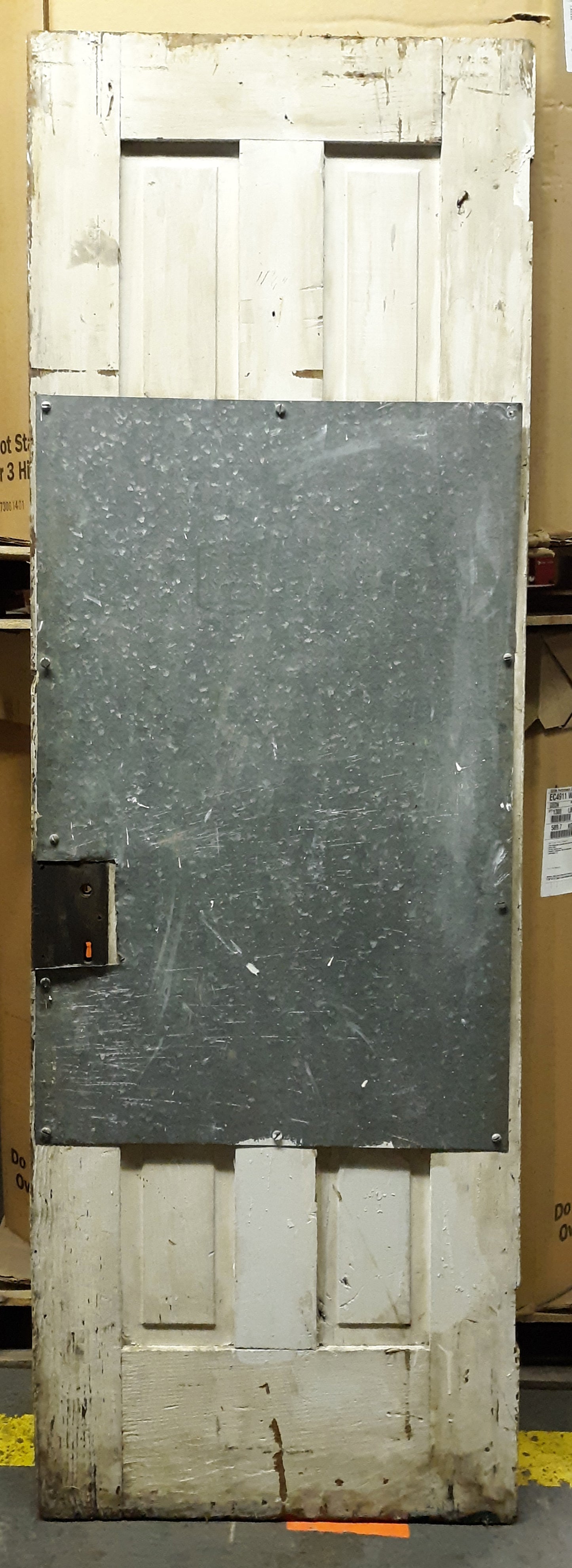 24"x72"1.25" Antique Vintage Old Reclaimed Salvaged Victorian SOLID Wood Wooden Interior Door 4 Panels