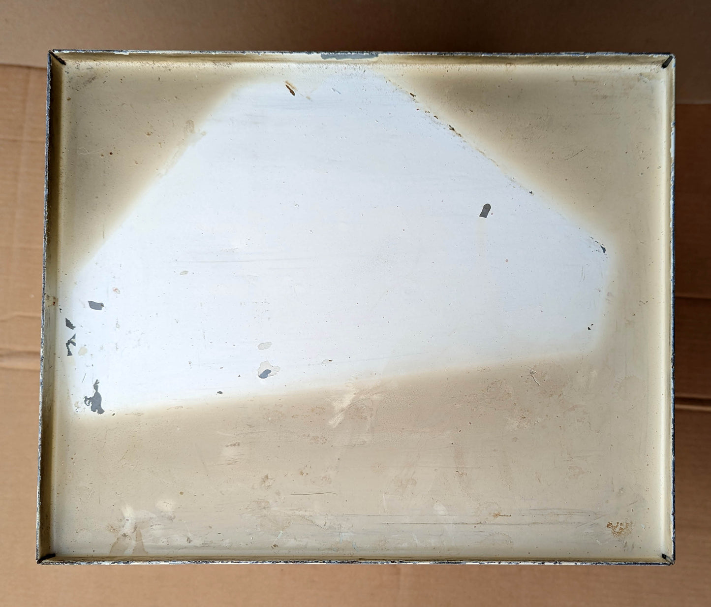 Vintage Antique Old Rustic Galvanized Steel Metal Pie Bread Cake Cookie Safe Cabinet Cupboard Box Door 2 Shelves Shelf