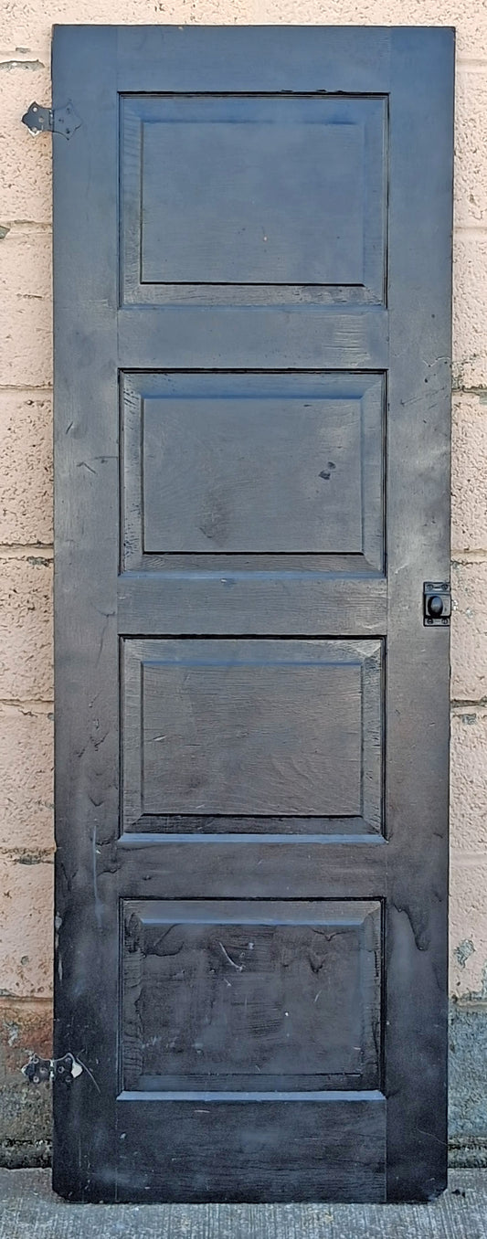 20"x60" Antique Vintage Old Reclaimed Salvaged SOLID Wood Wooden Cabinet Pantry Closet Door 5 Panels Raised Flat Recessed