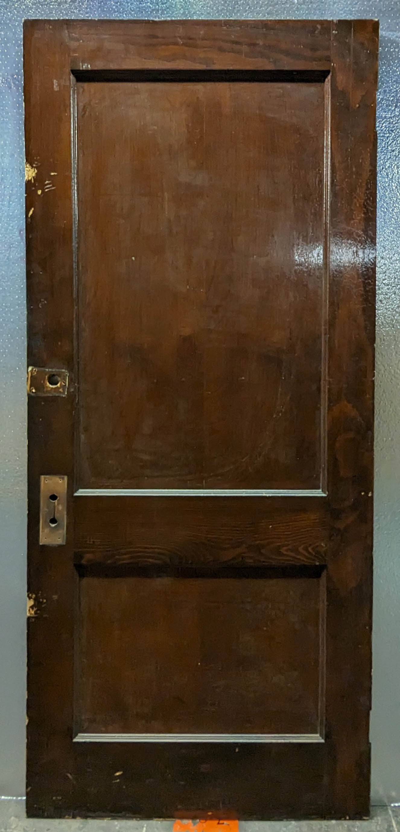 2 available 30"x80" Antique Vintage Old Reclaimed Salvaged Solid Wood Wooden Interior Doors 2 Panels