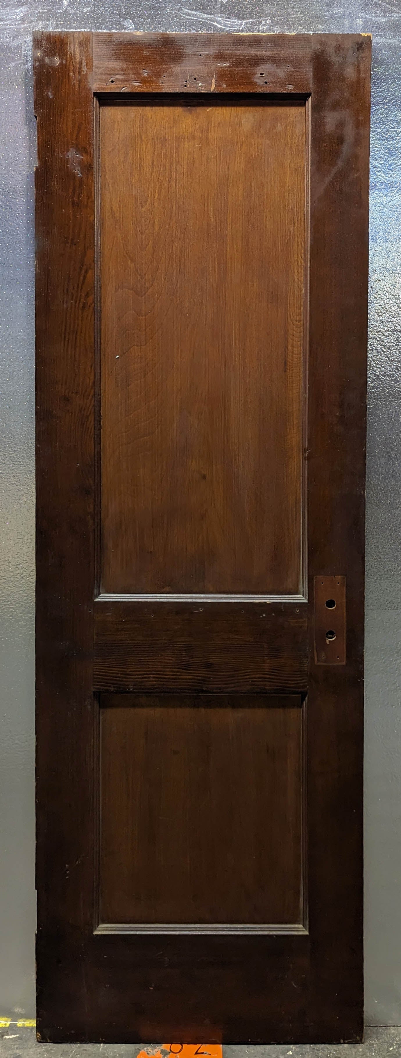 2 available 24"x78" Antique Vintage Old Reclaiming Salvaged Solid Wood Wooden Interior Doors 2 Panels