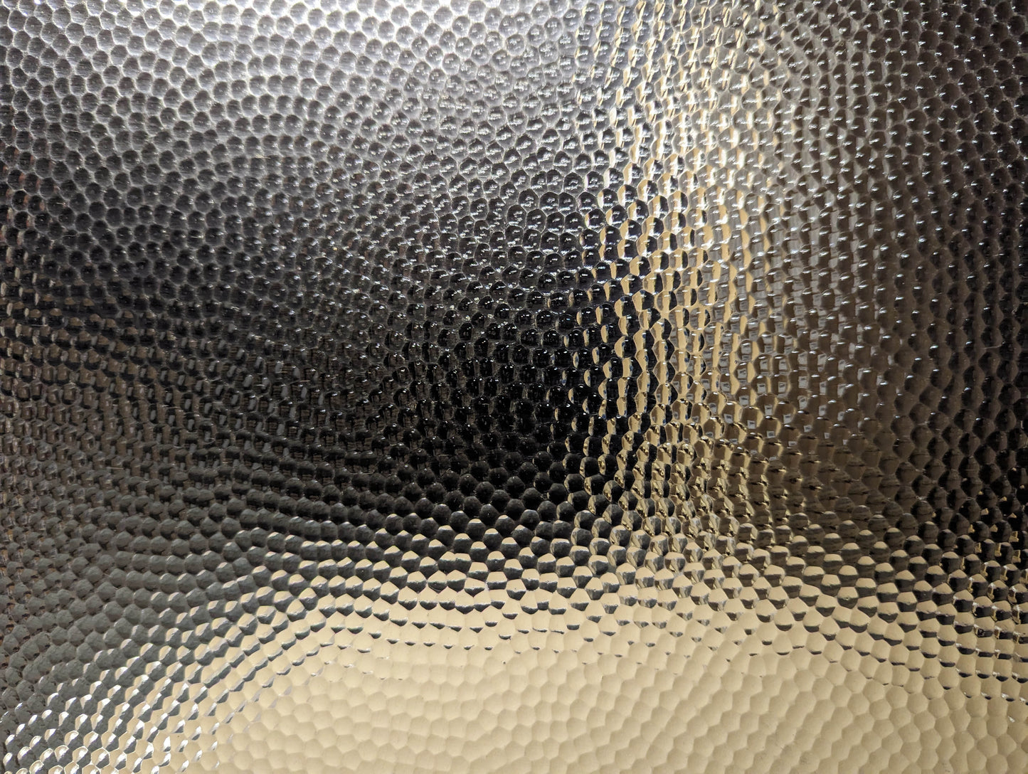 24"x34" Antique Vintage Old Reclaimed Salvaged Window Honeycomb Snake Skin Textured Glass Lite Pane