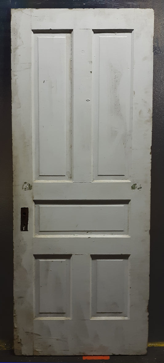 3 avail 30x78" Antique Vintage Old Reclaimed Salvaged Victorian Interior Wood Wooden Doors 5 Panels