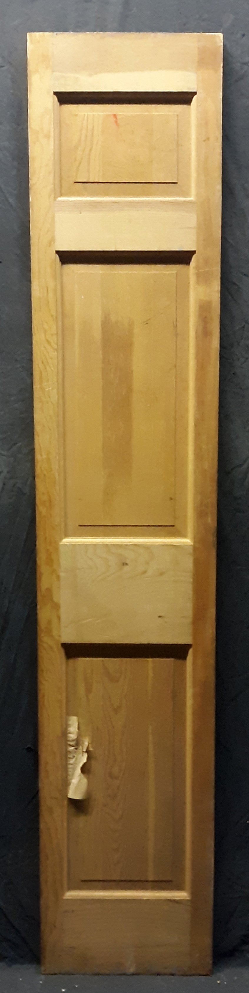 15"x80" Vintage Old Reclaimed Salvaged New/Old Stock SOLID Wood Wooden Closet Interior Door Panel