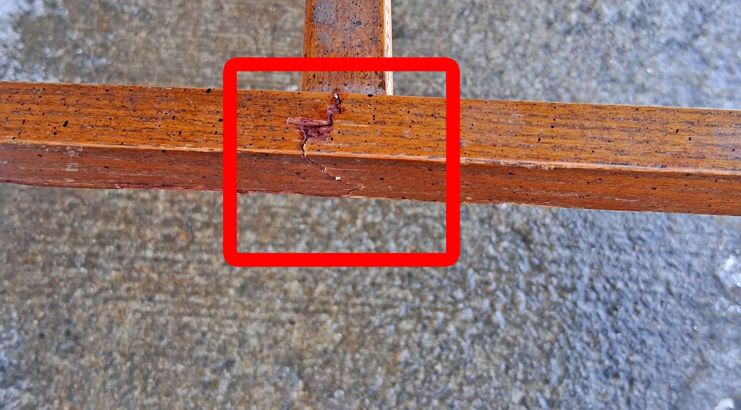 Set of Vintage Antique Old Reclaimed Salvaged Mid Century Modern Caned Back SOLID Wood Wooden Dining Side Accent Chairs Fabric Seats