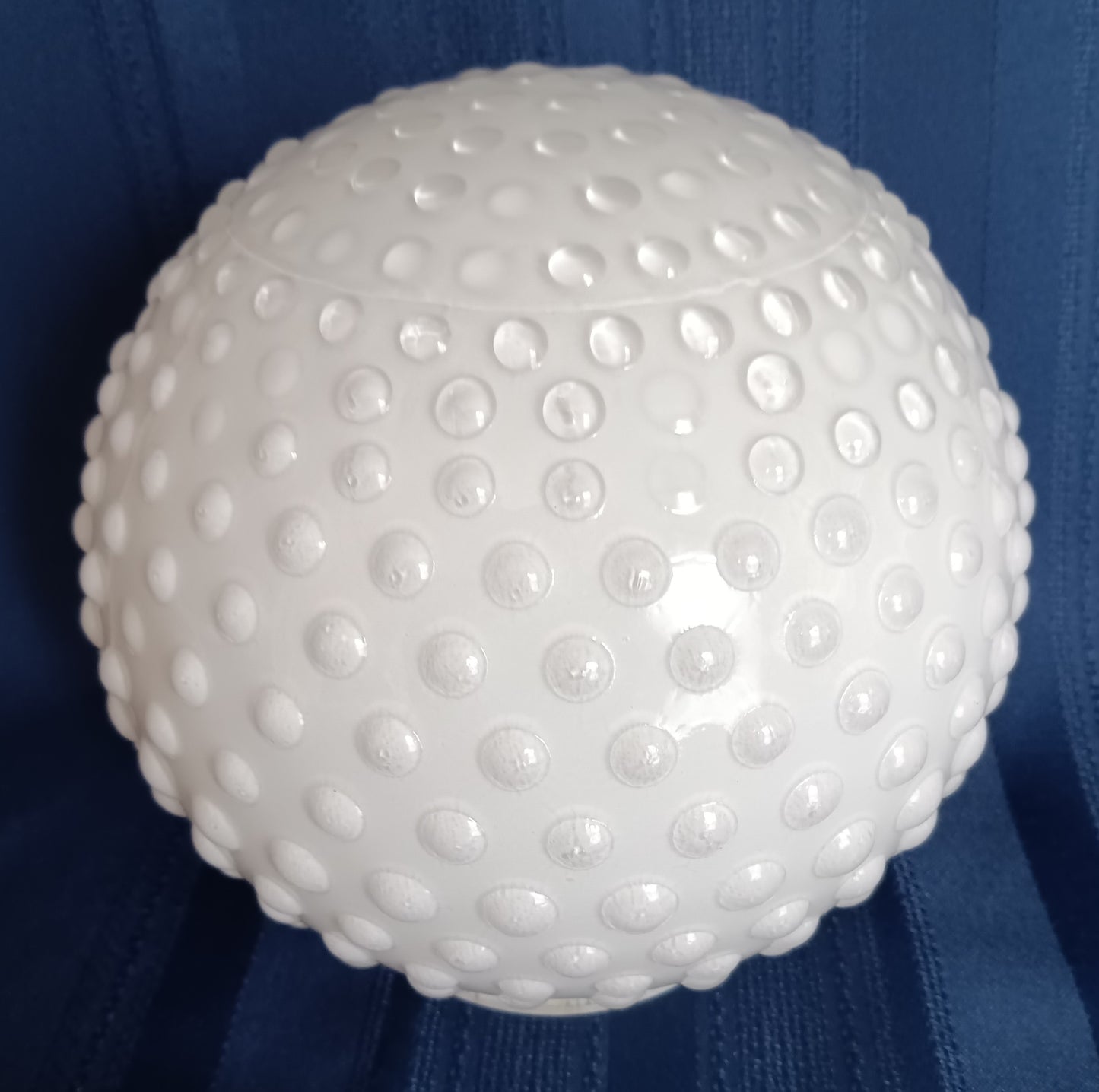 Vintage Milk Glass Lampshade Hobnail Pattern Round Ball Shape Replacement Wall Sconce Ceiling Light Globe Retro Lighting 3.25” Fitter