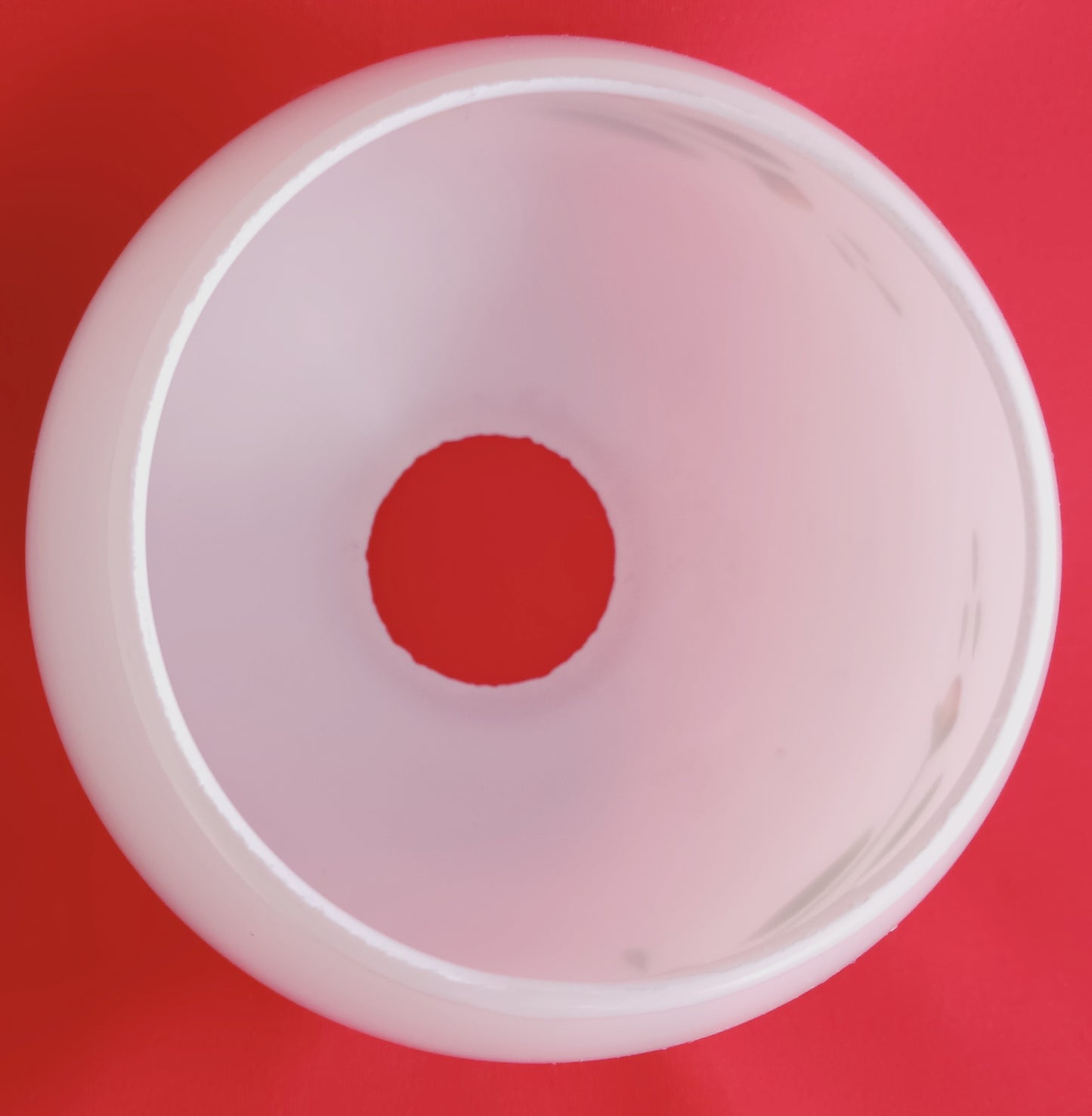 Vintage Small Lipless Glass Lampshade Hand Painted Yellow Red Flower Oblong Ceiling Fan Wall Sconce Fixture Replacement Globe Retro Lighting