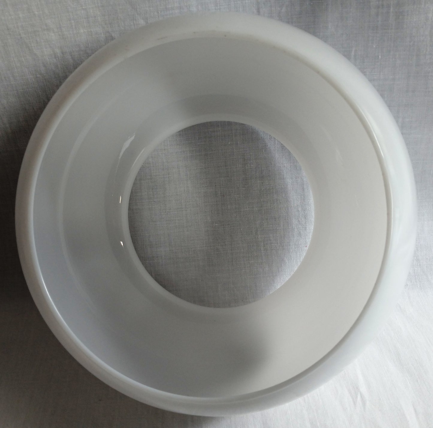 Vintage Opal Glass Gas Pendant Student Lamp Shade Flush Mount Ceiling Cover Light Bedroom Hallway Entryway Globe Retro Lighting 5” Fitter