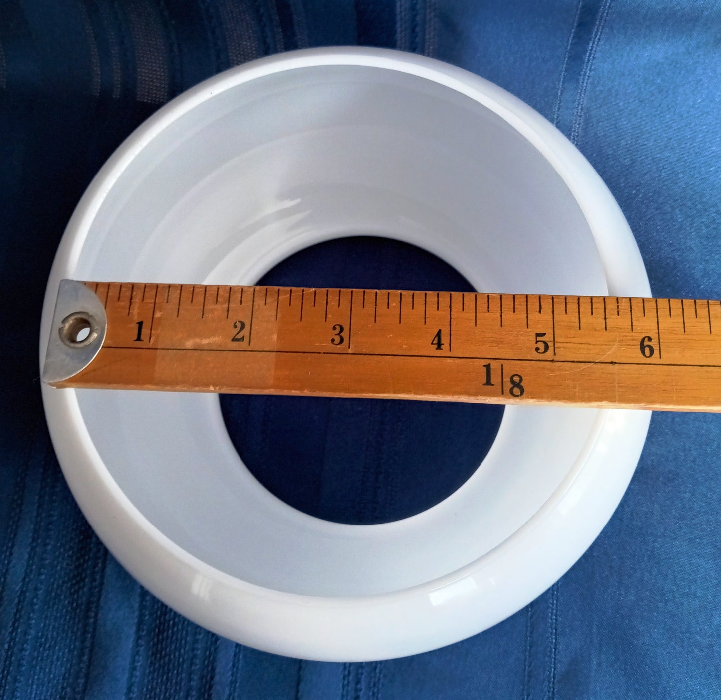 Vintage Opal Glass Gas Pendant Student Lamp Shade Flush Mount Ceiling Cover Light Bedroom Hallway Entryway Globe Retro Lighting 5” Fitter