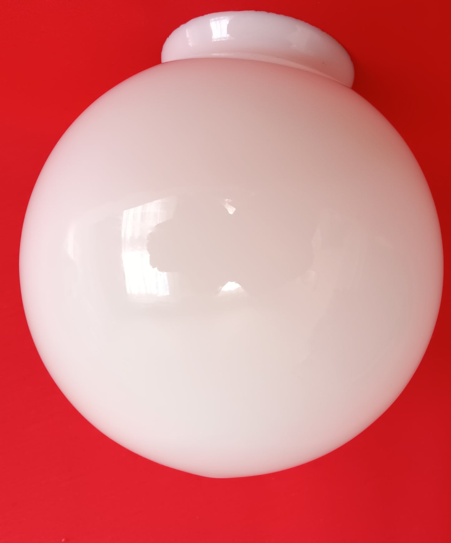Vintage Milk Glass White Glass Small Replacement Lampshade Flush Mount Ceiling Wall Sconce Cover Light Ball Shape Globe 3.25” Fitter
