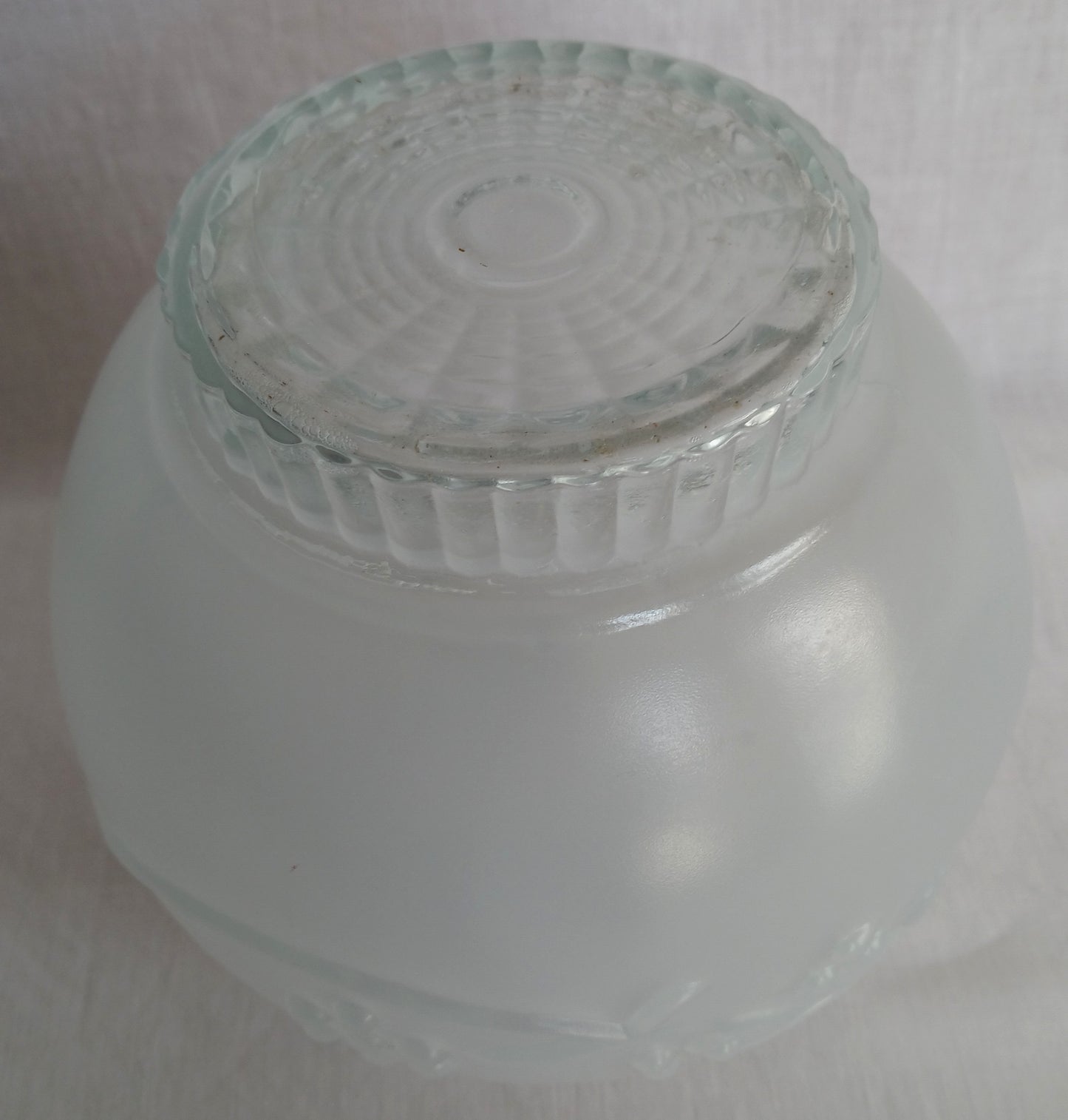 Vintage Frosted Clear Glass Shade Light Ceiling/Wall Fixture Round Lampshade 3D Design Floral Small Cover Globe Retro Lighting 3.25" Fitter