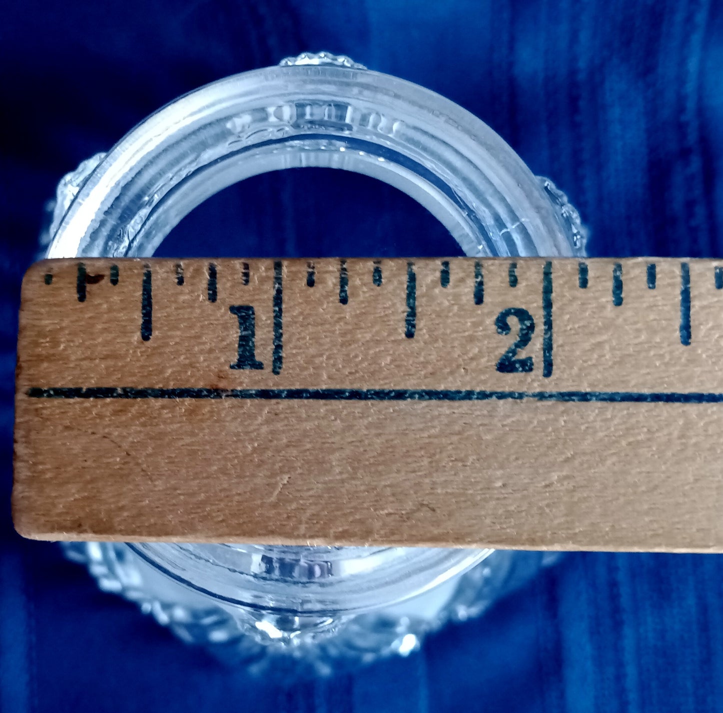 VTG Minka Lampshade Clear Panels Frosted Glass Bell Shape Scalloped Top Vanity Ceiling Fan Chandelier Replacement Light Cover 2.25" Fitter