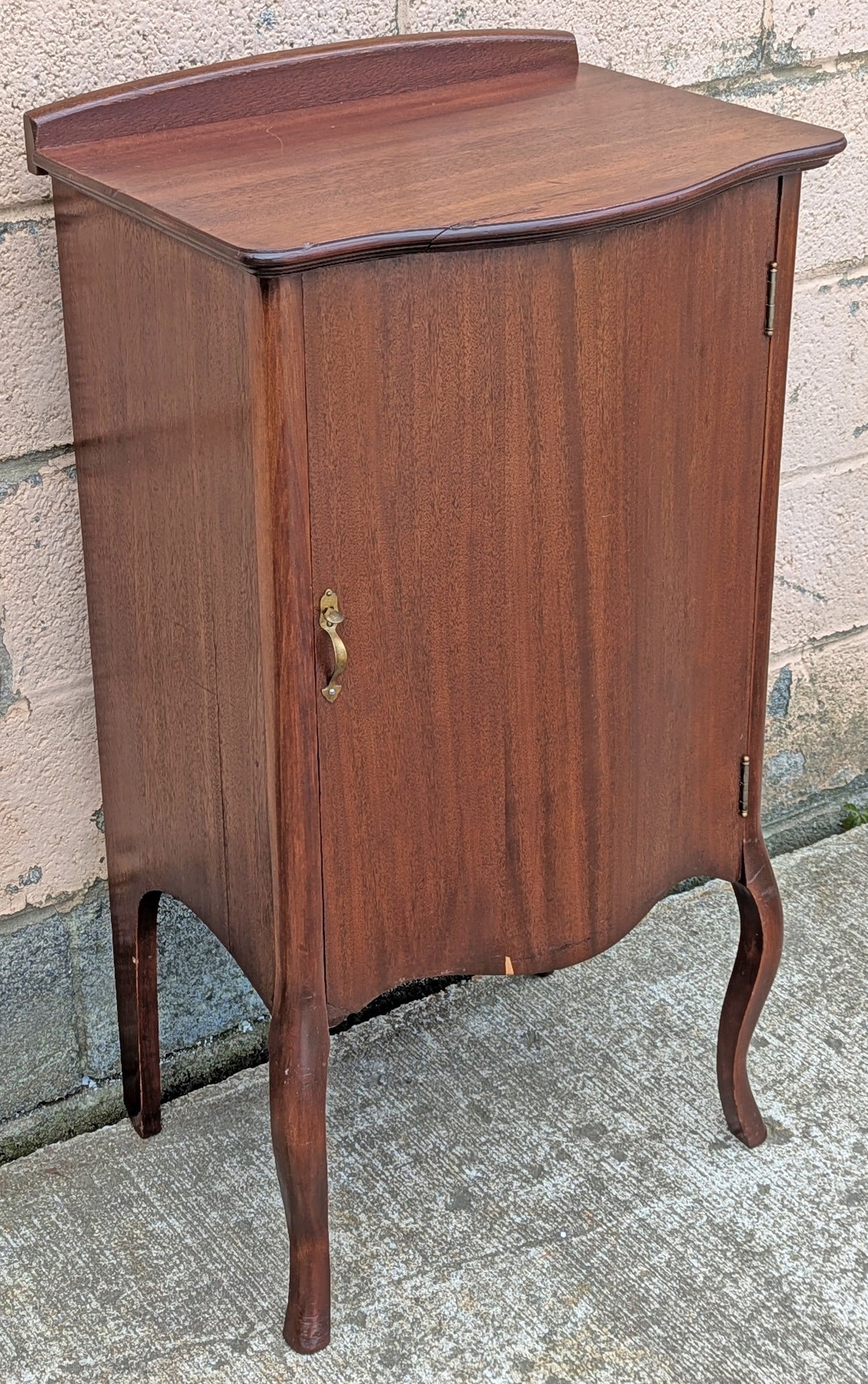 Antique Vintage Old Reclaimed Salvaged "Larkin" SOLID Mahogany Wooden Sheet Music Record Tax File Cabinet Server Side End Accent Table Stand Nightstand Shelf Storage Compartment