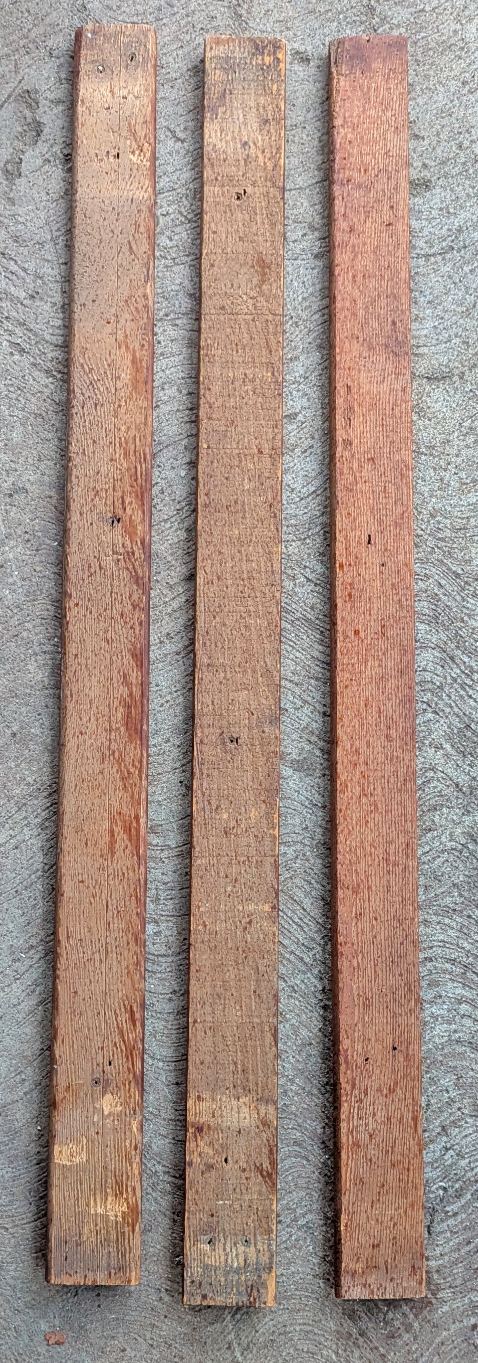 Antique Old Victorian Reclaimed Salvaged SOLID Walnut Wood Wooden Curved Bowed Twin Size Bed Frames Head Foot Board Set