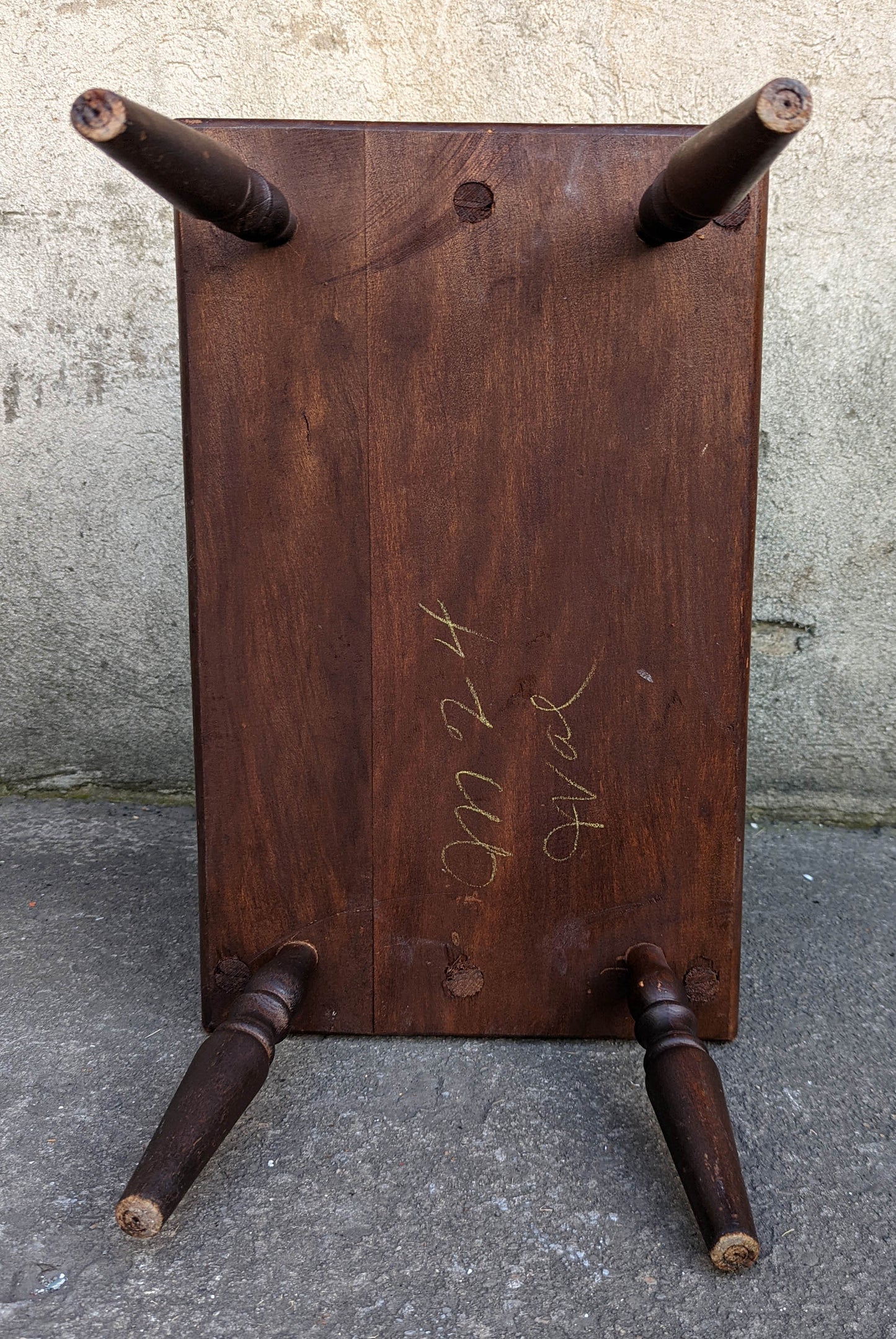Vintage Old SOLID Wood Wooden Newspaper Magazine Caddy Storage Basket Rack Holder Bin Stand