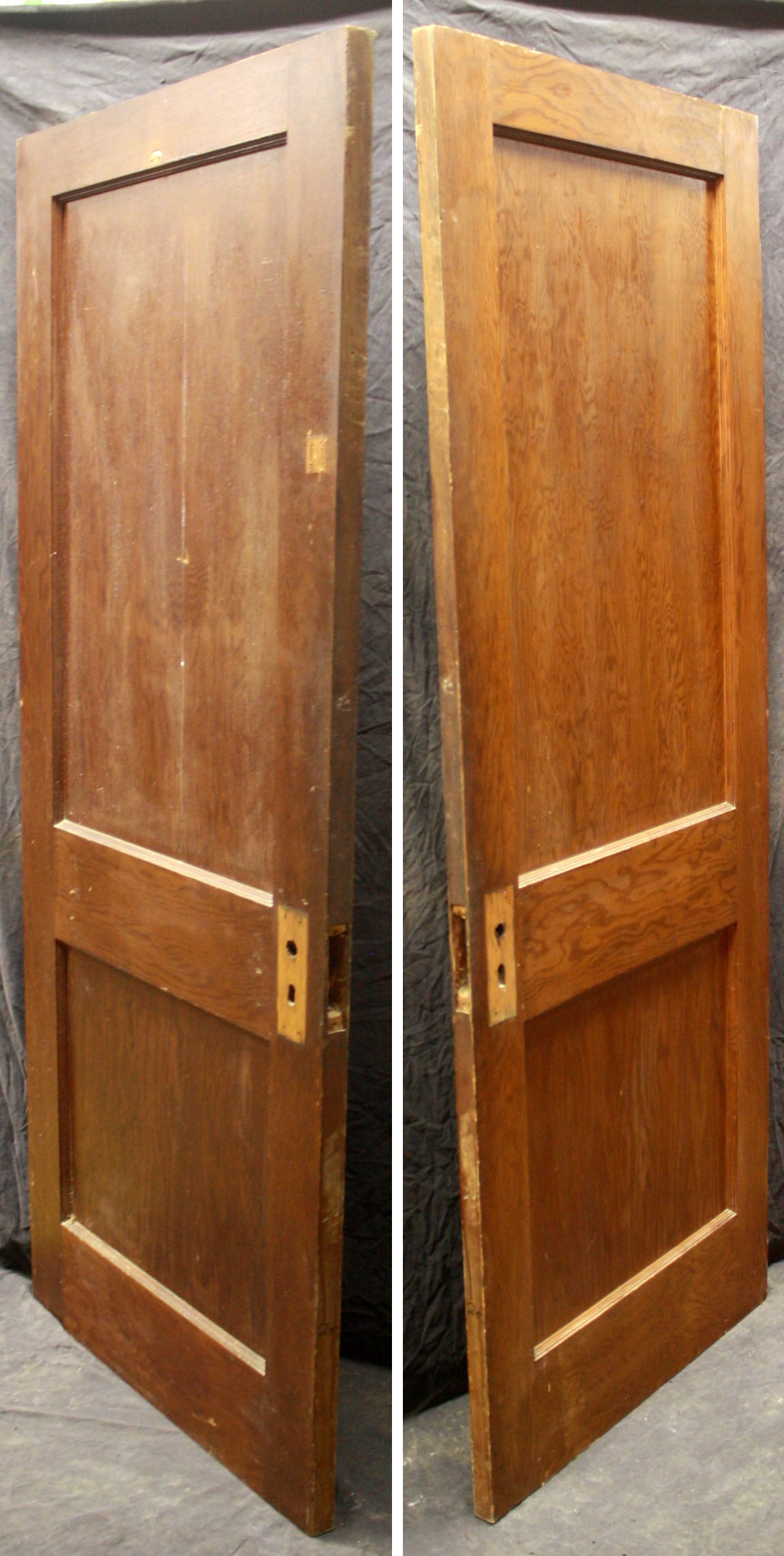 2 available 30"x78" Antique Vintage Old Reclaimed Salvaged Interior Wood Wooden Doors 2 Panels