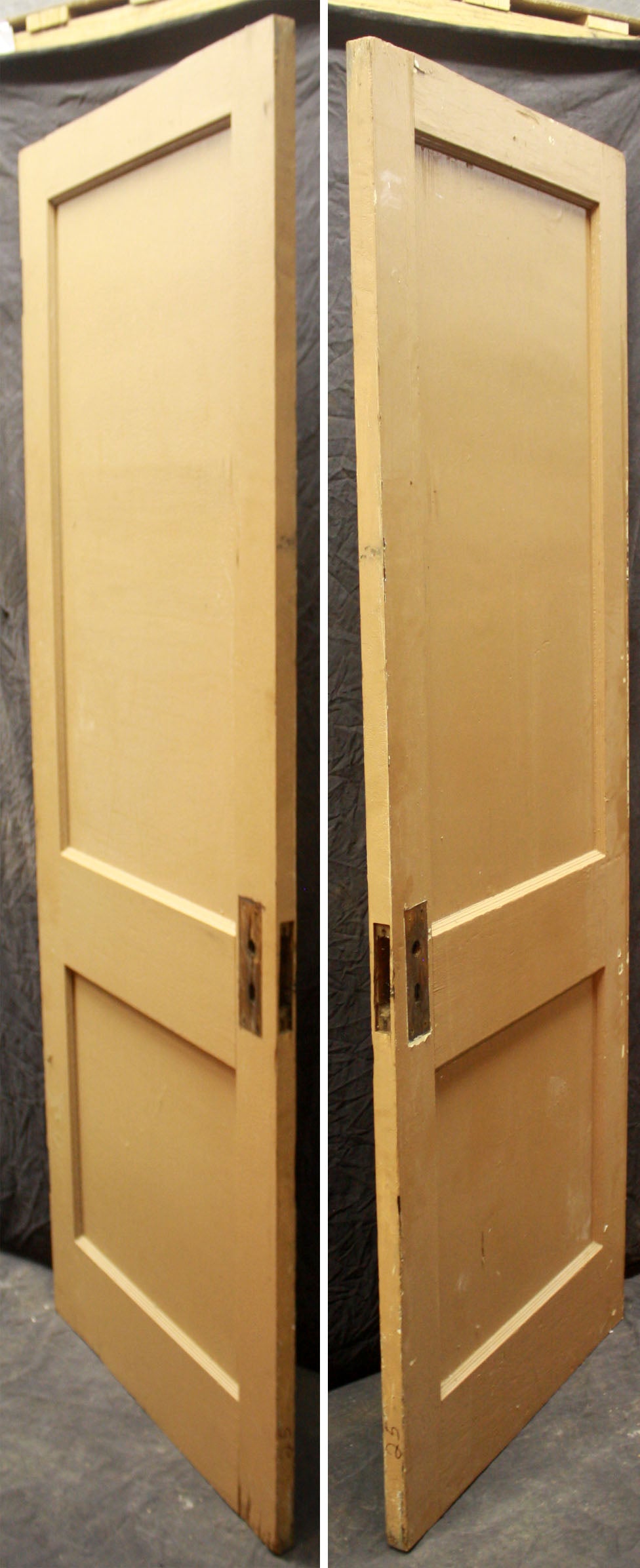 2 available 30"x78" Antique Vintage Old Reclaimed Salvaged Interior Wood Wooden Doors 2 Panels