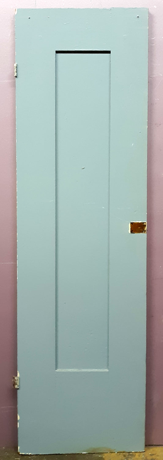 Antique Vintage Old Salvaged Reclaimed Cabinet Cupboard Pantry Wooden Door Single Raised Flat Panel Architectural