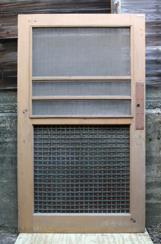 4 available 48"x83" Antique Vintage Old Reclaimed Salvaged Wood Wooden Factory Barn Door Metal Screen