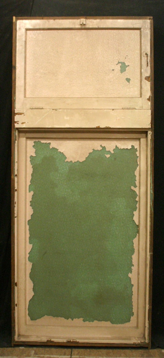 2 available 34"x81" Framed Antique Vintage Old Reclaimed Salvaged Wood Wooden Casement Window Transom Textured Glass