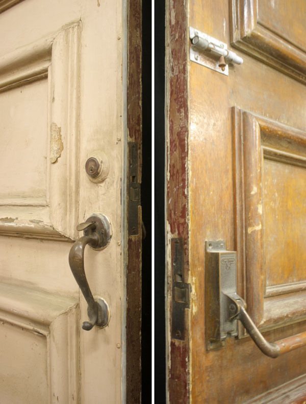 2 Pair available 72"x83"x2" Antique Vintage Old Reclaimed Salvaged Wood Wooden Double Entry Exterior Doors