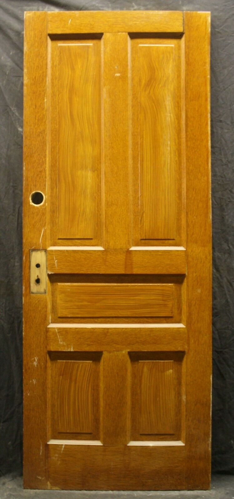 3 available 29.5"x79" Antique Vintage Old Reclaimed Salvaged SOLID Wood Wooden Interior Doors 5 Panels