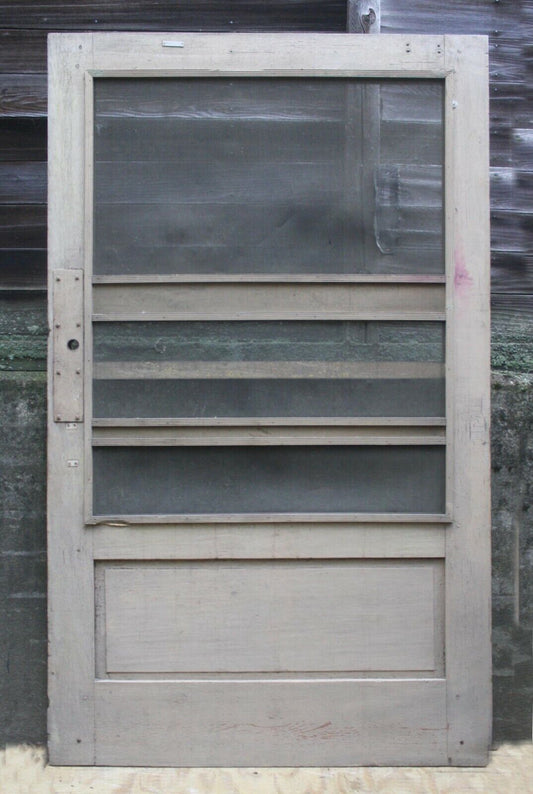 2 available 48"x84" Antique Vintage Old Reclaimed Salvaged Wood Wooden Factory Barn Door Metal Screen