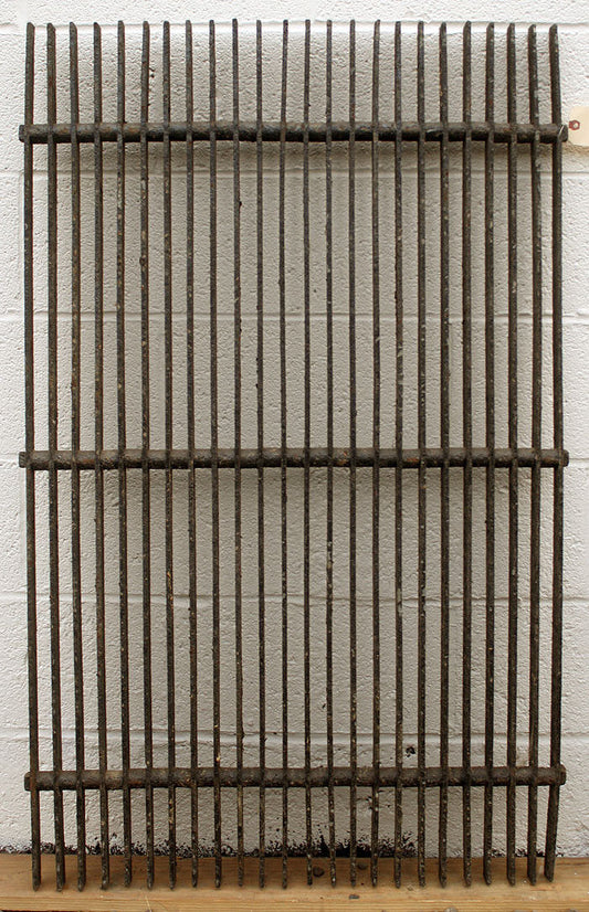 9 available 30"x48" Antique Vintage Old Reclaimed Salvaged Cast Iron Fence Panel Grille Industrial Factory