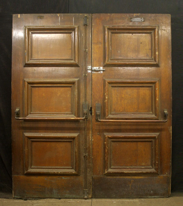 2 Pair available 72"x83"x2" Antique Vintage Old Reclaimed Salvaged Wood Wooden Double Entry Exterior Doors