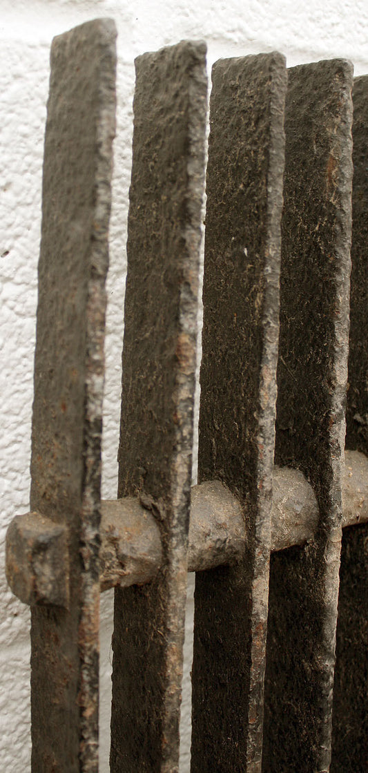 9 available 30"x48" Antique Vintage Old Reclaimed Salvaged Cast Iron Fence Panel Grille Industrial Factory