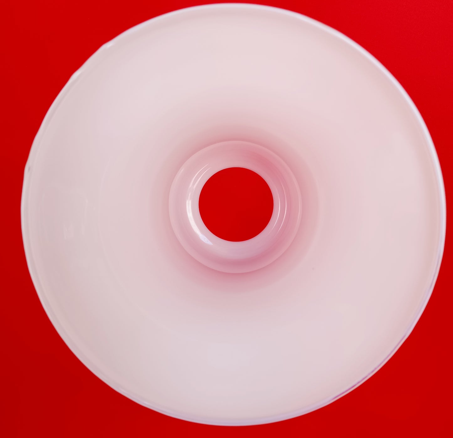 Vintage Bright White Glass Lampshade Cased Glass Bell Shape Fan Chandelier Retro Lighting Replacement Shade Fitter 2.25”