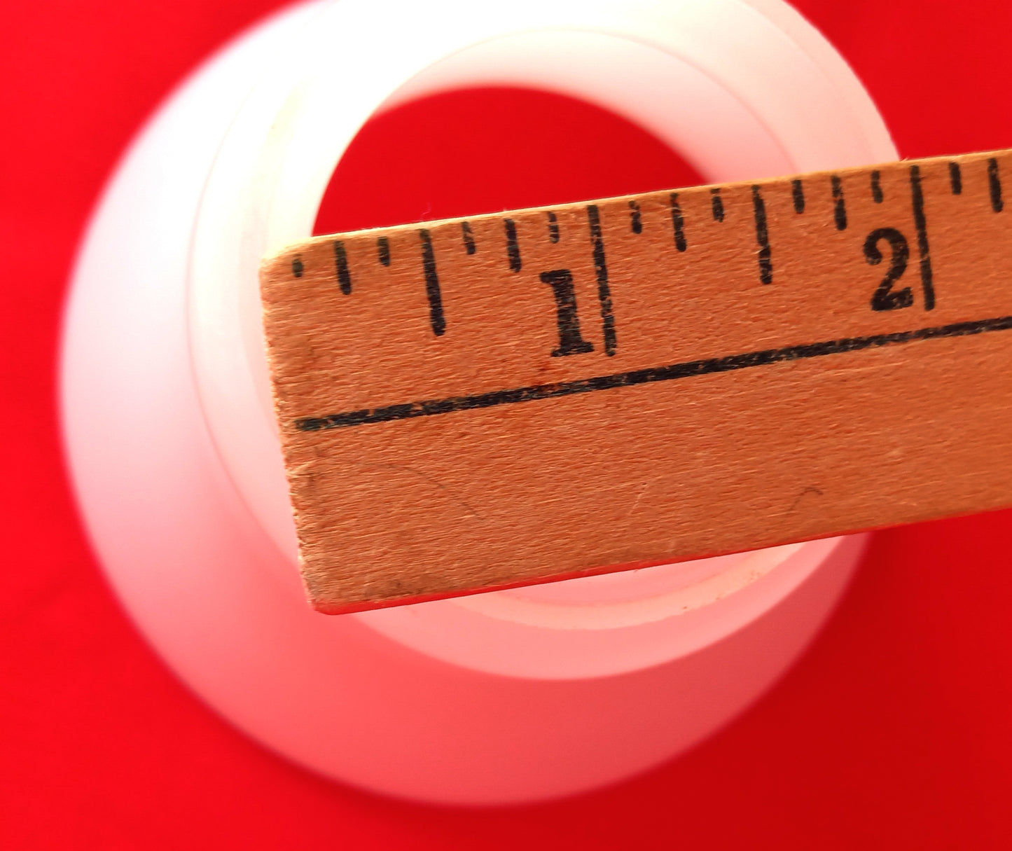 Vintage Bright White Glass Lampshade Cased Glass Bell Shape Fan Chandelier Retro Lighting Replacement Shade Fitter 2.25”