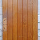 Pair of 72"x83.5"x2.25" Antique Vintage Old Reclaimed Salvaged SOLID Oak Wood Wooden Plank Batten Church Entry Exterior Doors Table Desk Top