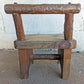 Signed Vintage Old SOLID Wood Wooden Bench Foot Stool Ottoman Plant Stand Table Chair Homemade Handmade Home Hand Made