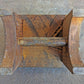 Signed Vintage Old SOLID Wood Wooden Bench Foot Stool Ottoman Plant Stand Table Chair Homemade Handmade Home Hand Made
